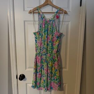 Lilly Pulitzer Shirelle Skirted Romper Dress Multi Grove Garden